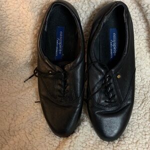 Easy Spirit Men's Black Oxfords